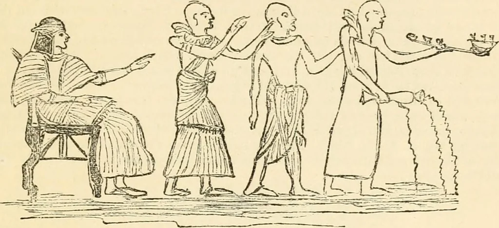 An illustration from Hafed, prince of Persia : his experiences in earth-life and spirit-life ; being spirit communications received through Mr. David Duguid, the Glasgow trance-painting medium ; with an appendix, containing communications from the spirit artists, Ruisdal and Steen, 1876, leaf 624