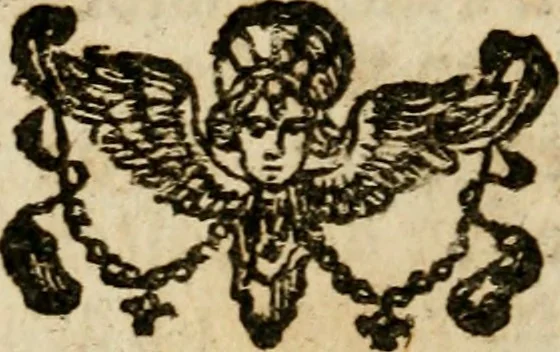 An illustration from Haimb-Garten zweyen Herren von Augspurg, eines Catholischen, und eines Lutherischen, angestellt uber etwelche Glaubens-Zweiffel, und in den Druck hervor gegeben, 1710, leaf 211