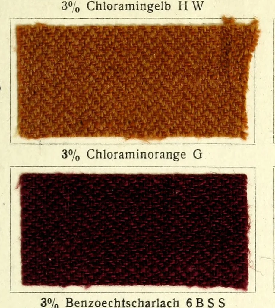 An illustration from Halbwolle = Half-wool dyeing = La teinture de la mi-laine, 1900, leaf 39