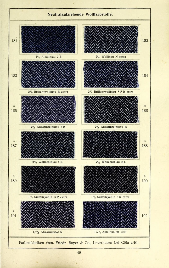 An illustration from Halbwolle = Half-wool dyeing = La teinture de la mi-laine, 1900, leaf 53