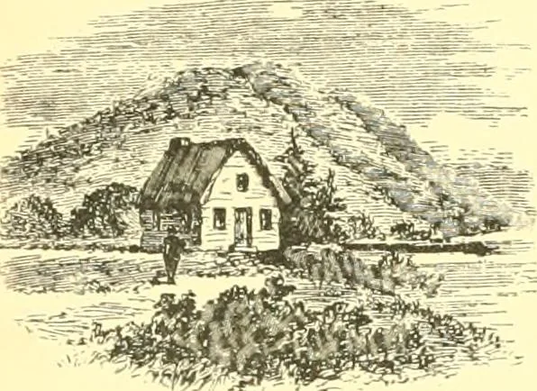 An illustration from A half century of Boston's building. The construction of buildings, the enactment of building laws and ordinances, sanitary laws, the ancient and modern building, building statistics, Boston's valuation, a chapter of Boston's big fire, fire losses, public lands account, prominent architects, contractors and builders, building materials and their source of supply inspection of buildings, the building and plumbing associations, 1895, leaf 17