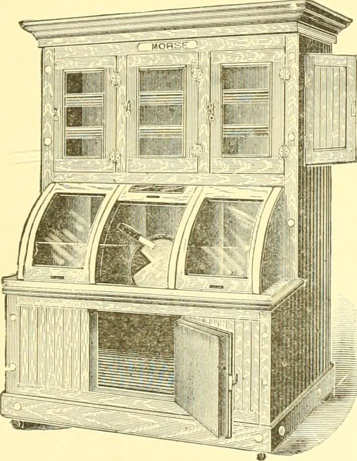 An illustration from A half century of Boston's building. The construction of buildings, the enactment of building laws and ordinances, sanitary laws, the ancient and modern building, building statistics, Boston's valuation, a chapter of Boston's big fire, fire losses, public lands account, prominent architects, contractors and builders, building materials and their source of supply inspection of buildings, the building and plumbing associations, 1895, leaf 230