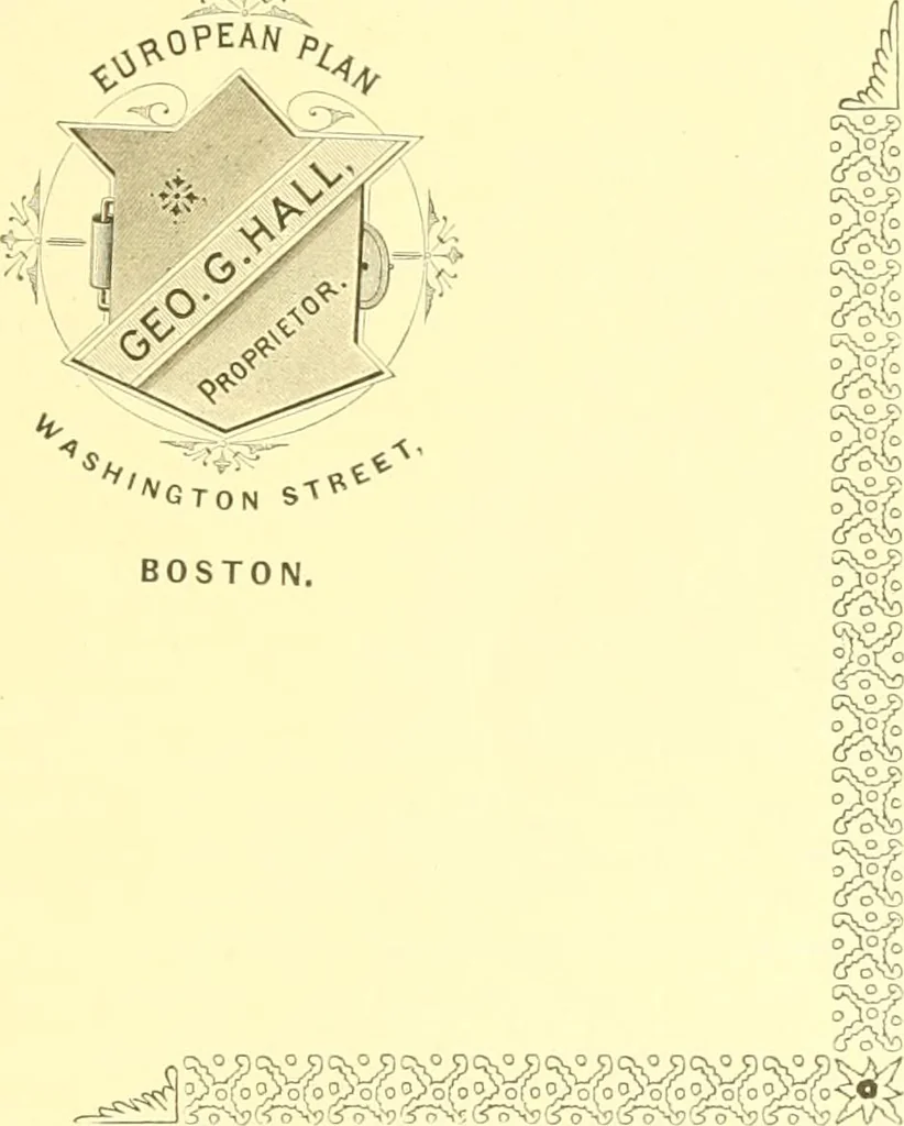 An illustration from A half century of Boston's building. The construction of buildings, the enactment of building laws and ordinances, sanitary laws, the ancient and modern building, building statistics, Boston's valuation, a chapter of Boston's big fire, fire losses, public lands account, prominent architects, contractors and builders, building materials and their source of supply inspection of buildings, the building and plumbing associations, 1895, leaf 280