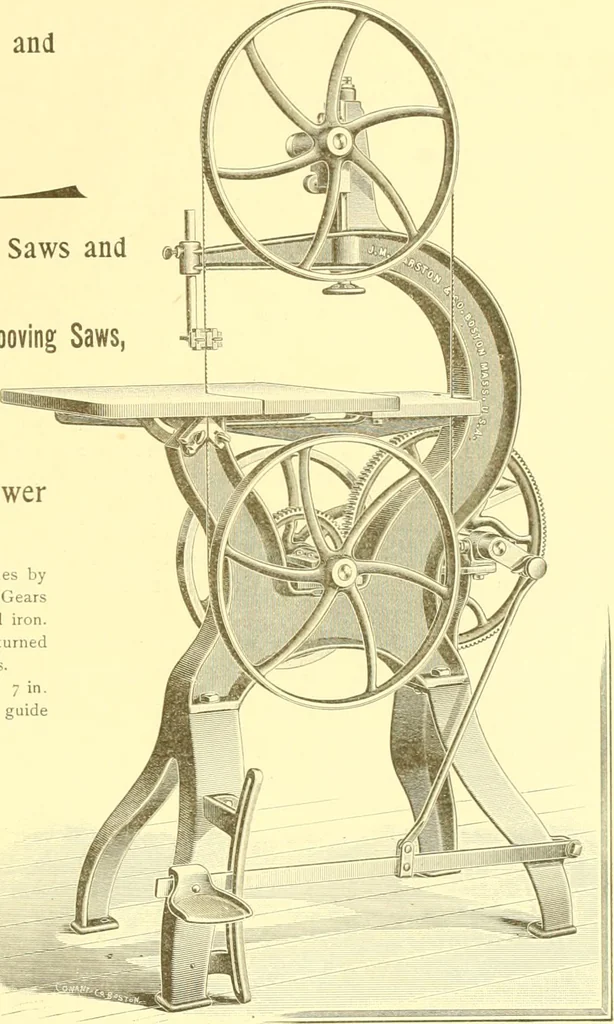 An illustration from A half century of Boston's building. The construction of buildings, the enactment of building laws and ordinances, sanitary laws, the ancient and modern building, building statistics, Boston's valuation, a chapter of Boston's big fire, fire losses, public lands account, prominent architects, contractors and builders, building materials and their source of supply inspection of buildings, the building and plumbing associations, 1895, leaf 454