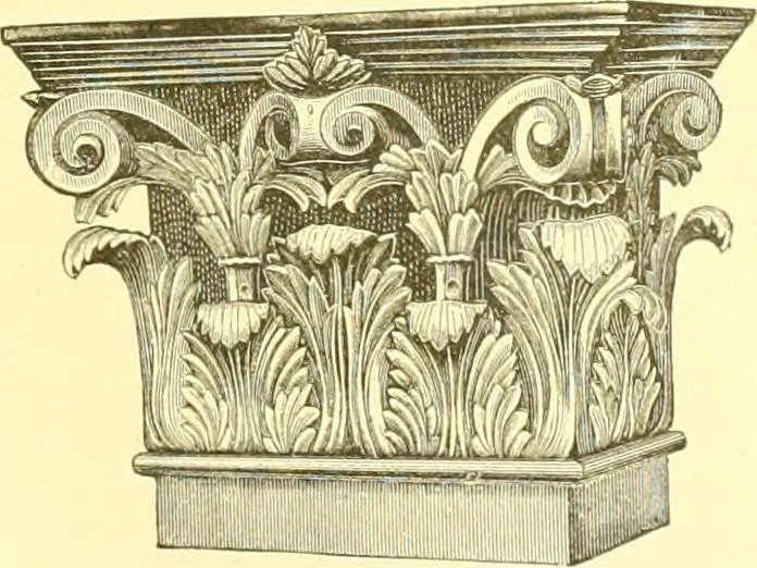 An illustration from A half century of Boston's building. The construction of buildings, the enactment of building laws and ordinances, sanitary laws, the ancient and modern building, building statistics, Boston's valuation, a chapter of Boston's big fire, fire losses, public lands account, prominent architects, contractors and builders, building materials and their source of supply inspection of buildings, the building and plumbing associations, 1895, leaf 466