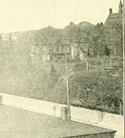 An illustration from A half century of Boston's building. The construction of buildings, the enactment of building laws and ordinances, sanitary laws, the ancient and modern building, building statistics, Boston's valuation, a chapter of Boston's big fire, fire losses, public lands account, prominent architects, contractors and builders, building materials and their source of supply inspection of buildings, the building and plumbing associations, 1895, leaf 509