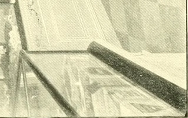 An illustration from A half century of Boston's building. The construction of buildings, the enactment of building laws and ordinances, sanitary laws, the ancient and modern building, building statistics, Boston's valuation, a chapter of Boston's big fire, fire losses, public lands account, prominent architects, contractors and builders, building materials and their source of supply inspection of buildings, the building and plumbing associations, 1895, leaf 575