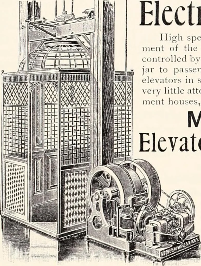 An illustration from A half century of Boston's building : the construction of buildings, the enactment of building laws and ordinances, sanitary laws, the ancient and modern building, building statistics, Boston's valuation, a chapter of Boston's big fire, fire losses, public lands account, prominent architects, contractors and builders, building materials and their source of supply, inspection of buildings, the building and plumbing associations, 1895, leaf 101
