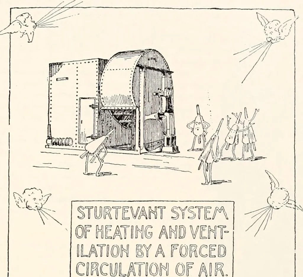An illustration from A half century of Boston's building : the construction of buildings, the enactment of building laws and ordinances, sanitary laws, the ancient and modern building, building statistics, Boston's valuation, a chapter of Boston's big fire, fire losses, public lands account, prominent architects, contractors and builders, building materials and their source of supply, inspection of buildings, the building and plumbing associations, 1895, leaf 111