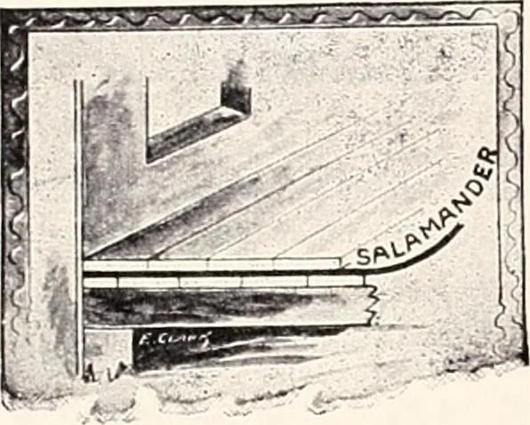 An illustration from A half century of Boston's building : the construction of buildings, the enactment of building laws and ordinances, sanitary laws, the ancient and modern building, building statistics, Boston's valuation, a chapter of Boston's big fire, fire losses, public lands account, prominent architects, contractors and builders, building materials and their source of supply, inspection of buildings, the building and plumbing associations, 1895, leaf 215