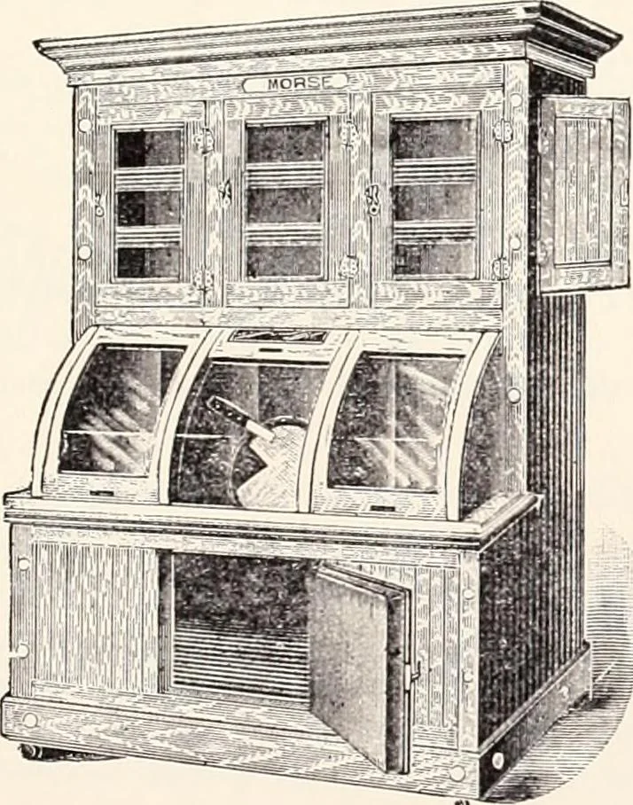 An illustration from A half century of Boston's building : the construction of buildings, the enactment of building laws and ordinances, sanitary laws, the ancient and modern building, building statistics, Boston's valuation, a chapter of Boston's big fire, fire losses, public lands account, prominent architects, contractors and builders, building materials and their source of supply, inspection of buildings, the building and plumbing associations, 1895, leaf 223