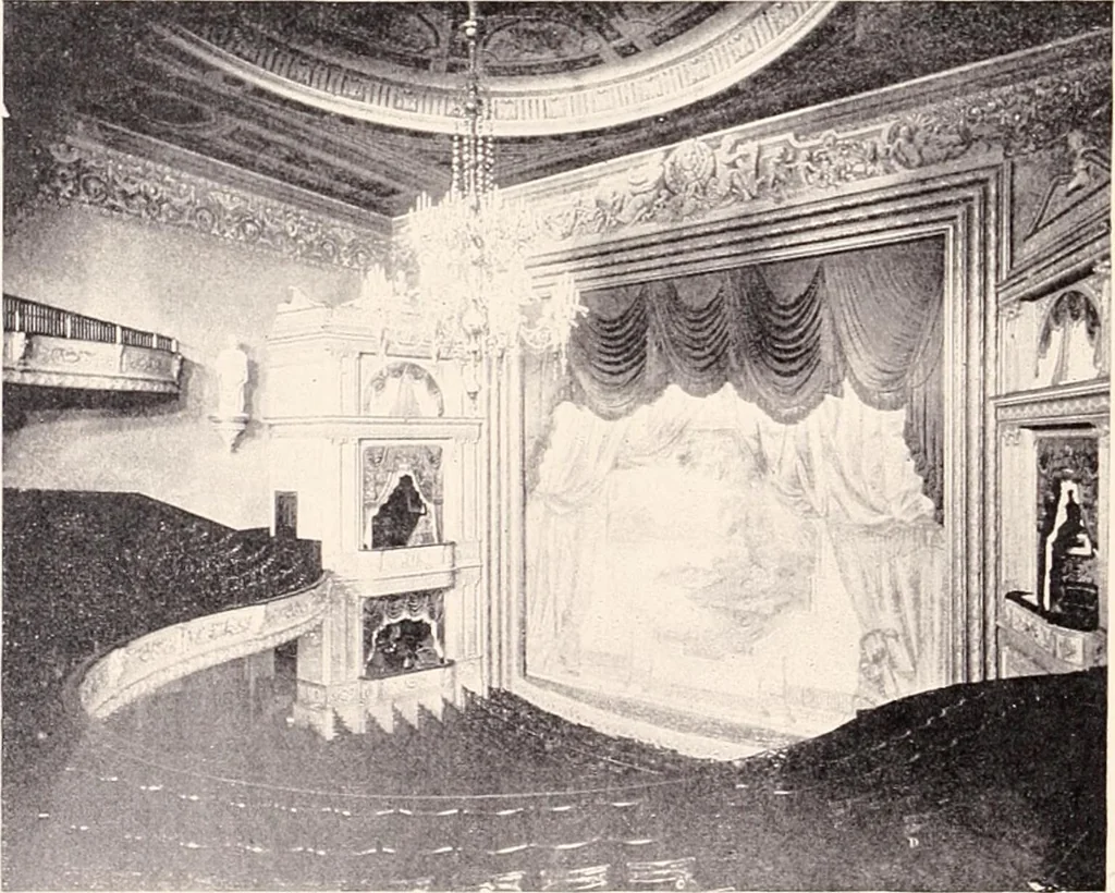 An illustration from A half century of Boston's building : the construction of buildings, the enactment of building laws and ordinances, sanitary laws, the ancient and modern building, building statistics, Boston's valuation, a chapter of Boston's big fire, fire losses, public lands account, prominent architects, contractors and builders, building materials and their source of supply, inspection of buildings, the building and plumbing associations, 1895, leaf 254