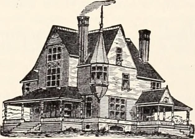 An illustration from A half century of Boston's building : the construction of buildings, the enactment of building laws and ordinances, sanitary laws, the ancient and modern building, building statistics, Boston's valuation, a chapter of Boston's big fire, fire losses, public lands account, prominent architects, contractors and builders, building materials and their source of supply, inspection of buildings, the building and plumbing associations, 1895, leaf 279