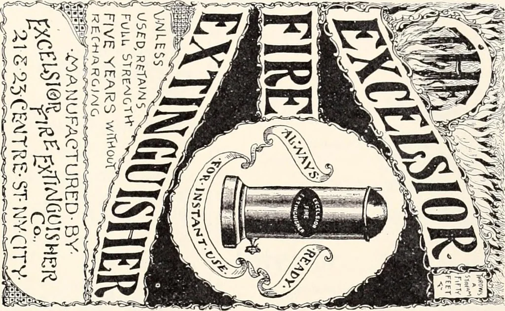 An illustration from A half century of Boston's building : the construction of buildings, the enactment of building laws and ordinances, sanitary laws, the ancient and modern building, building statistics, Boston's valuation, a chapter of Boston's big fire, fire losses, public lands account, prominent architects, contractors and builders, building materials and their source of supply, inspection of buildings, the building and plumbing associations, 1895, leaf 369