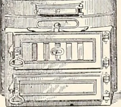 An illustration from A half century of Boston's building : the construction of buildings, the enactment of building laws and ordinances, sanitary laws, the ancient and modern building, building statistics, Boston's valuation, a chapter of Boston's big fire, fire losses, public lands account, prominent architects, contractors and builders, building materials and their source of supply, inspection of buildings, the building and plumbing associations, 1895, leaf 437