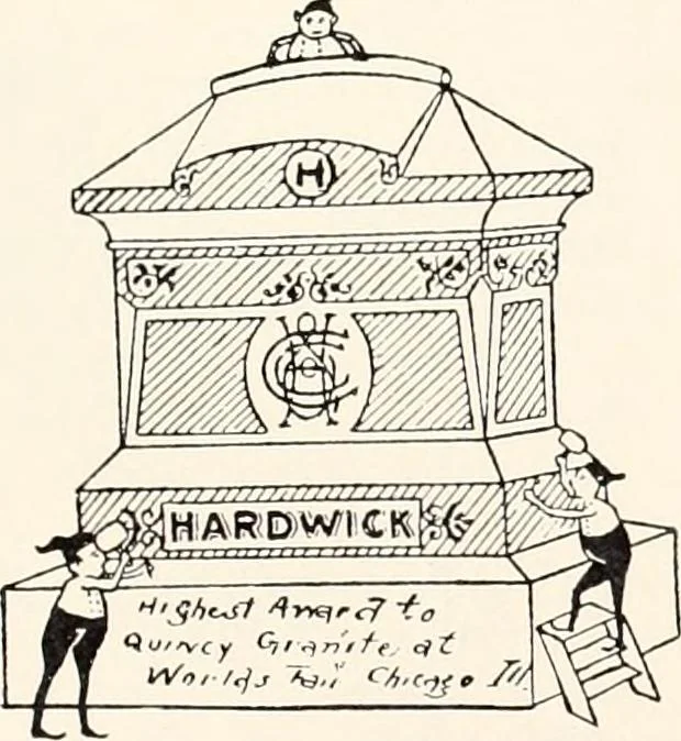 An illustration from A half century of Boston's building : the construction of buildings, the enactment of building laws and ordinances, sanitary laws, the ancient and modern building, building statistics, Boston's valuation, a chapter of Boston's big fire, fire losses, public lands account, prominent architects, contractors and builders, building materials and their source of supply, inspection of buildings, the building and plumbing associations, 1895, leaf 447