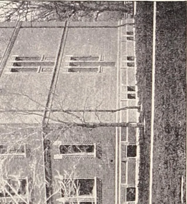 An illustration from A half century of Boston's building : the construction of buildings, the enactment of building laws and ordinances, sanitary laws, the ancient and modern building, building statistics, Boston's valuation, a chapter of Boston's big fire, fire losses, public lands account, prominent architects, contractors and builders, building materials and their source of supply, inspection of buildings, the building and plumbing associations, 1895, leaf 550
