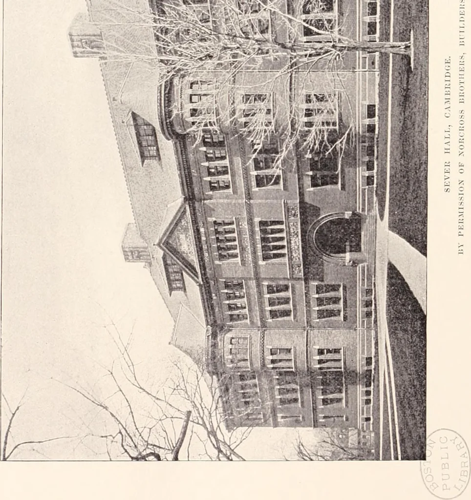 An illustration from A half century of Boston's building : the construction of buildings, the enactment of building laws and ordinances, sanitary laws, the ancient and modern building, building statistics, Boston's valuation, a chapter of Boston's big fire, fire losses, public lands account, prominent architects, contractors and builders, building materials and their source of supply, inspection of buildings, the building and plumbing associations, 1895, leaf 550