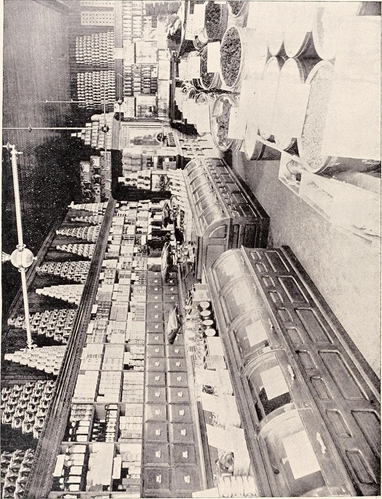 An illustration from A half century of Boston's building : the construction of buildings, the enactment of building laws and ordinances, sanitary laws, the ancient and modern building, building statistics, Boston's valuation, a chapter of Boston's big fire, fire losses, public lands account, prominent architects, contractors and builders, building materials and their source of supply, inspection of buildings, the building and plumbing associations, 1895, leaf 556