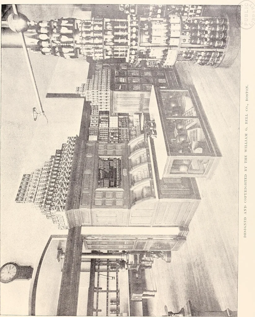 An illustration from A half century of Boston's building : the construction of buildings, the enactment of building laws and ordinances, sanitary laws, the ancient and modern building, building statistics, Boston's valuation, a chapter of Boston's big fire, fire losses, public lands account, prominent architects, contractors and builders, building materials and their source of supply, inspection of buildings, the building and plumbing associations, 1895, leaf 569