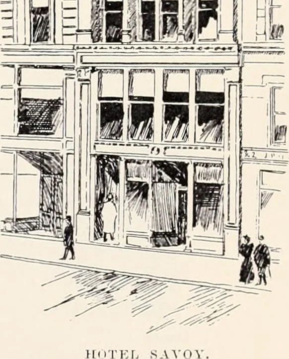 An illustration from A half century of Boston's building : the construction of buildings, the enactment of building laws and ordinances, sanitary laws, the ancient and modern building, building statistics, Boston's valuation, a chapter of Boston's big fire, fire losses, public lands account, prominent architects, contractors and builders, building materials and their source of supply, inspection of buildings, the building and plumbing associations, 1895, leaf 587