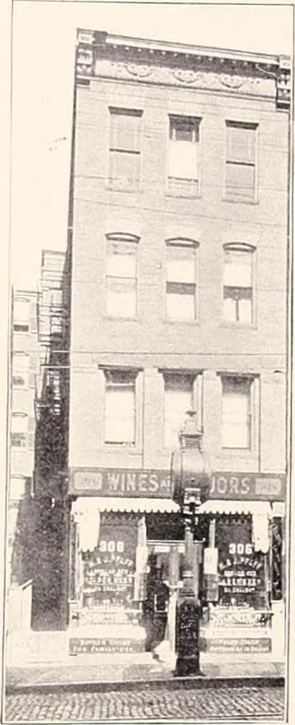 An illustration from A half century of Boston's building : the construction of buildings, the enactment of building laws and ordinances, sanitary laws, the ancient and modern building, building statistics, Boston's valuation, a chapter of Boston's big fire, fire losses, public lands account, prominent architects, contractors and builders, building materials and their source of supply, inspection of buildings, the building and plumbing associations, 1895, leaf 589
