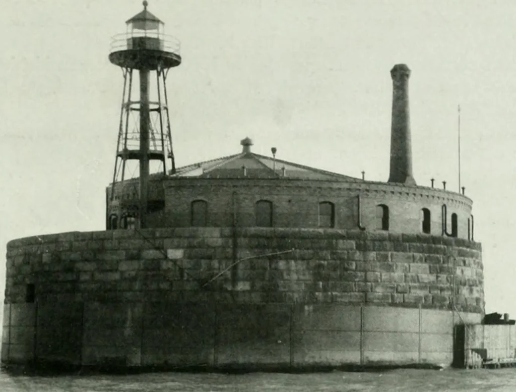 An illustration from A half century of Chicago building : a practical reference guide : all building laws and ordinances brought to date : historical, technical and statistical review of the construction and material development of America's inland metropolis, 1910, leaf 102