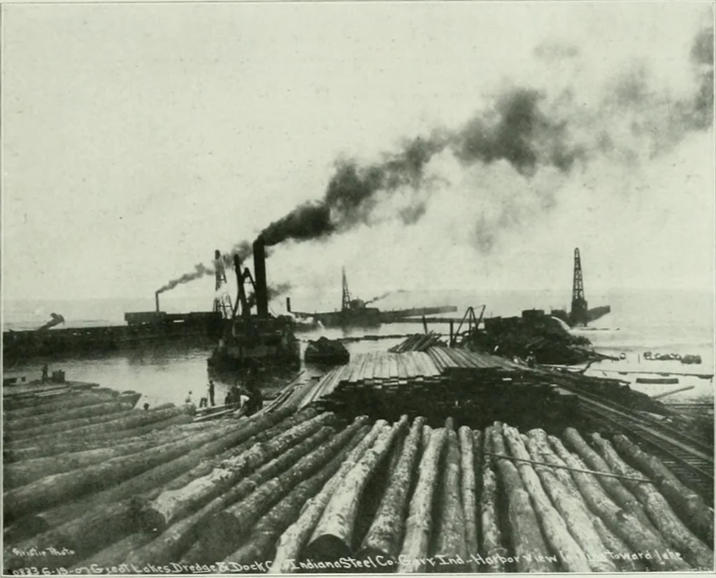 An illustration from A half century of Chicago building : a practical reference guide : all building laws and ordinances brought to date : historical, technical and statistical review of the construction and material development of America's inland metropolis, 1910, leaf 218