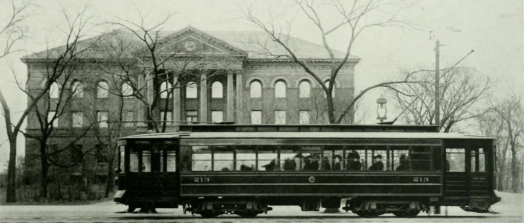 An illustration from A half century of Chicago building : a practical reference guide : all building laws and ordinances brought to date : historical, technical and statistical review of the construction and material development of America's inland metropolis, 1910, leaf 230