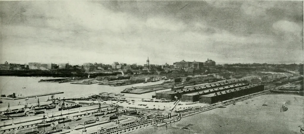 An illustration from A half century of Chicago building : a practical reference guide : all building laws and ordinances brought to date : historical, technical and statistical review of the construction and material development of America's inland metropolis, 1910, leaf 238