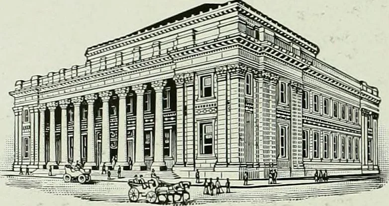 An illustration from A half century of Chicago building : a practical reference guide : all building laws and ordinances brought to date : historical, technical and statistical review of the construction and material development of America's inland metropolis, 1910, leaf 255