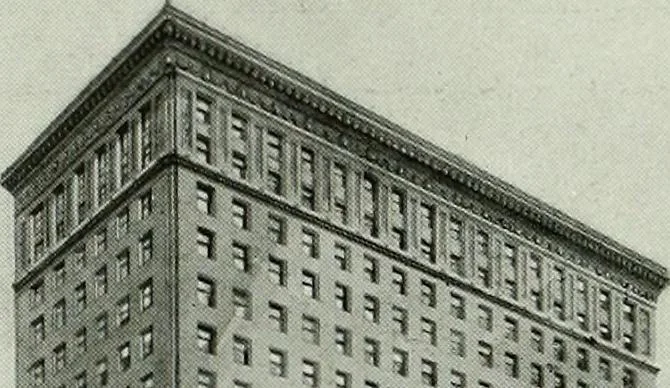 An illustration from A half century of Chicago building : a practical reference guide : all building laws and ordinances brought to date : historical, technical and statistical review of the construction and material development of America's inland metropolis, 1910, leaf 257
