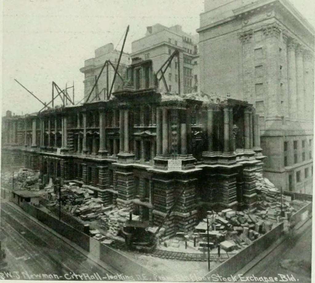 An illustration from A half century of Chicago building : a practical reference guide : all building laws and ordinances brought to date : historical, technical and statistical review of the construction and material development of America's inland metropolis, 1910, leaf 302