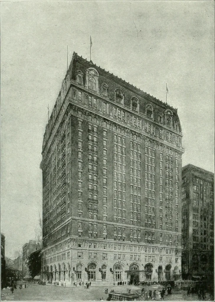 An illustration from A half century of Chicago building : a practical reference guide : all building laws and ordinances brought to date : historical, technical and statistical review of the construction and material development of America's inland metropolis, 1910, leaf 321