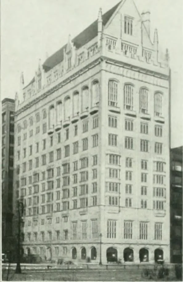 An illustration from A half century of Chicago building : a practical reference guide : all building laws and ordinances brought to date : historical, technical and statistical review of the construction and material development of America's inland metropolis, 1910, leaf 322