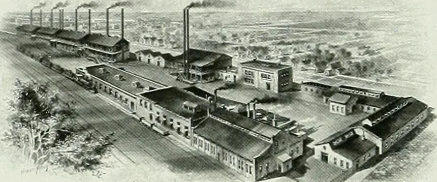 An illustration from A half century of Chicago building : a practical reference guide : all building laws and ordinances brought to date : historical, technical and statistical review of the construction and material development of America's inland metropolis, 1910, leaf 331