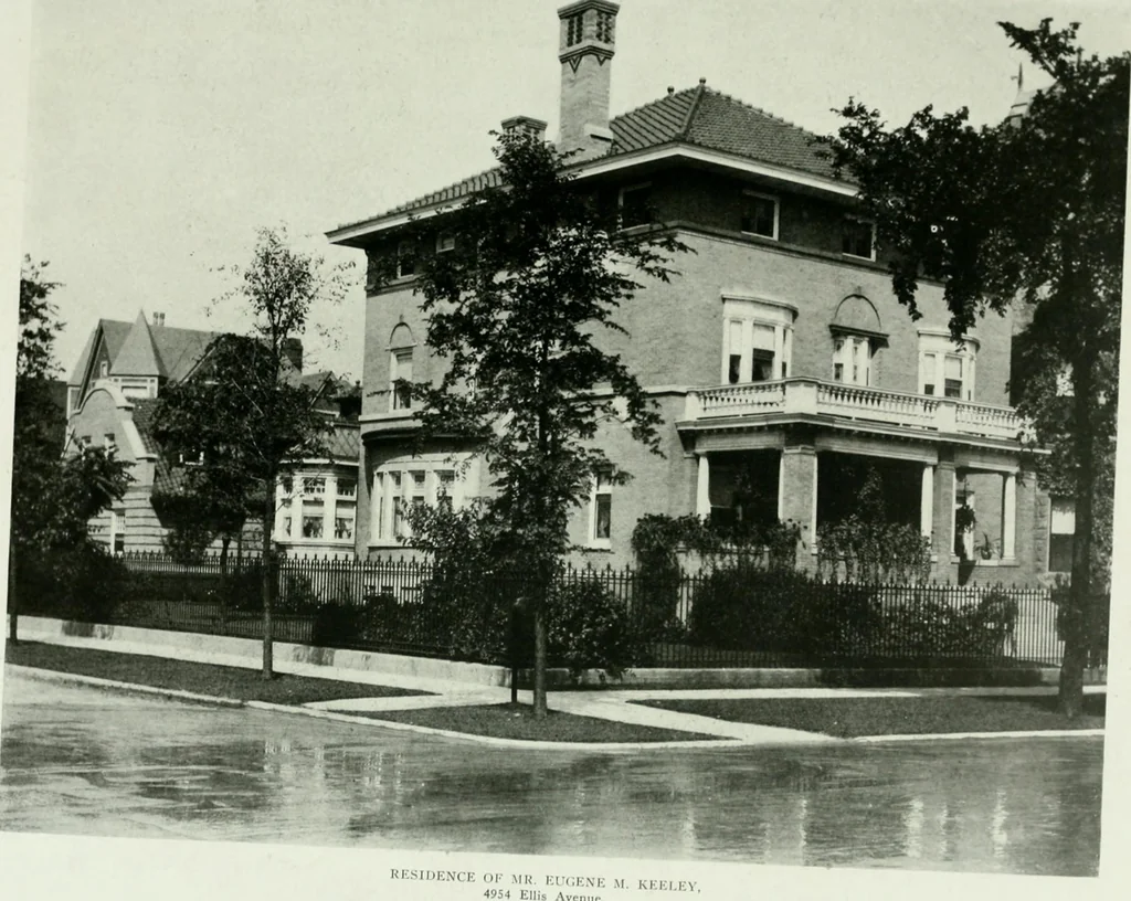 An illustration from A half century of Chicago building : a practical reference guide : all building laws and ordinances brought to date : historical, technical and statistical review of the construction and material development of America's inland metropolis, 1910, leaf 34