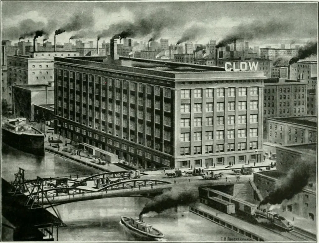 An illustration from A half century of Chicago building : a practical reference guide : all building laws and ordinances brought to date : historical, technical and statistical review of the construction and material development of America's inland metropolis, 1910, leaf 352