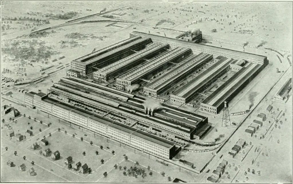 An illustration from A half century of Chicago building : a practical reference guide : all building laws and ordinances brought to date : historical, technical and statistical review of the construction and material development of America's inland metropolis, 1910, leaf 366
