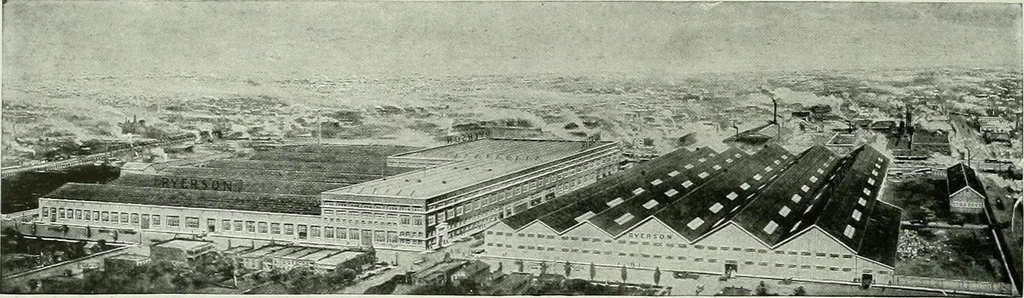 An illustration from A half century of Chicago building : a practical reference guide : all building laws and ordinances brought to date : historical, technical and statistical review of the construction and material development of America's inland metropolis, 1910, leaf 367