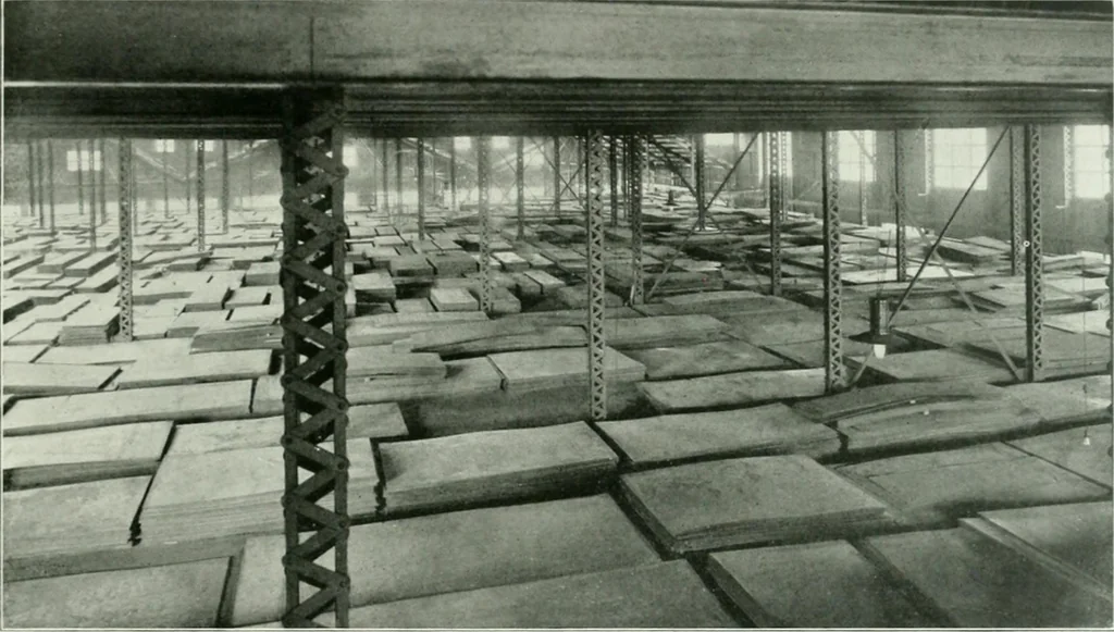 An illustration from A half century of Chicago building : a practical reference guide : all building laws and ordinances brought to date : historical, technical and statistical review of the construction and material development of America's inland metropolis, 1910, leaf 368
