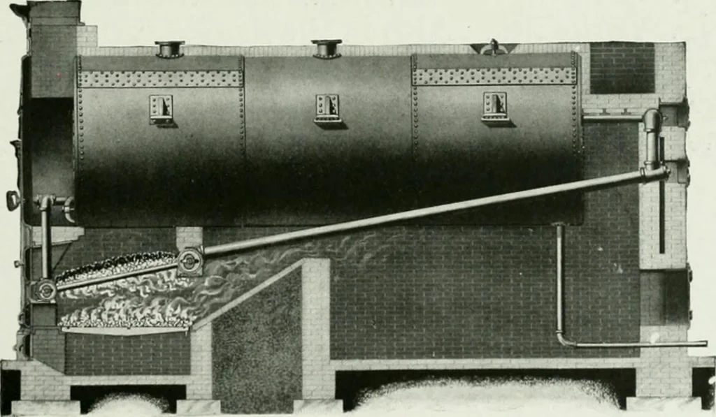 An illustration from A half century of Chicago building : a practical reference guide : all building laws and ordinances brought to date : historical, technical and statistical review of the construction and material development of America's inland metropolis, 1910, leaf 378