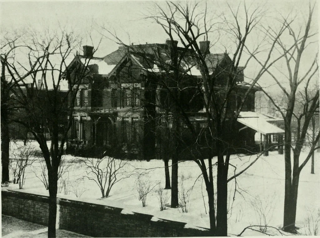 An illustration from A half century of Chicago building : a practical reference guide : all building laws and ordinances brought to date : historical, technical and statistical review of the construction and material development of America's inland metropolis, 1910, leaf 38