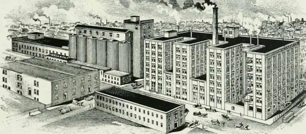An illustration from A half century of Chicago building : a practical reference guide : all building laws and ordinances brought to date : historical, technical and statistical review of the construction and material development of America's inland metropolis, 1910, leaf 382