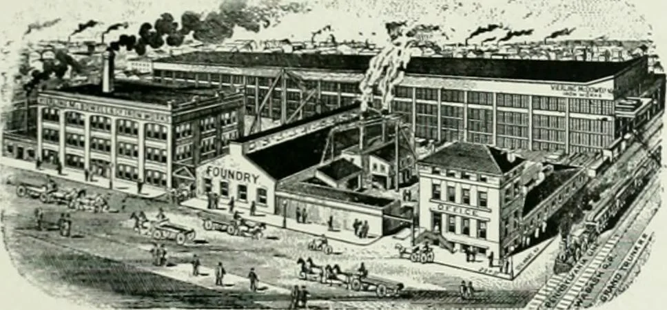 An illustration from A half century of Chicago building : a practical reference guide : all building laws and ordinances brought to date : historical, technical and statistical review of the construction and material development of America's inland metropolis, 1910, leaf 390