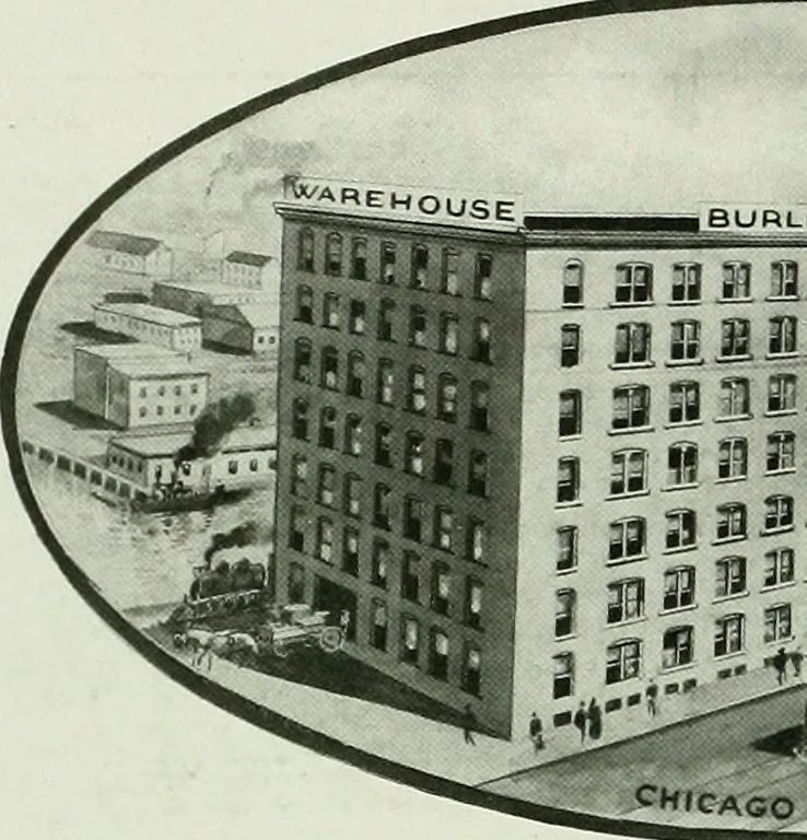 An illustration from A half century of Chicago building : a practical reference guide : all building laws and ordinances brought to date : historical, technical and statistical review of the construction and material development of America's inland metropolis, 1910, leaf 403
