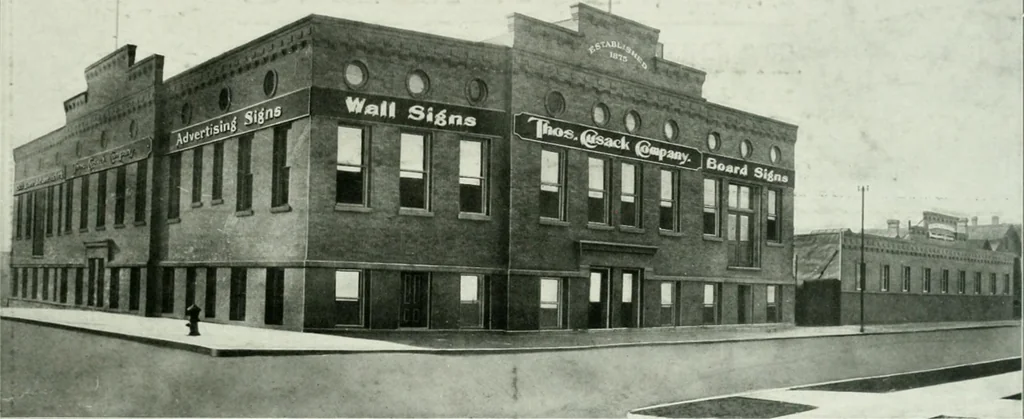 An illustration from A half century of Chicago building : a practical reference guide : all building laws and ordinances brought to date : historical, technical and statistical review of the construction and material development of America's inland metropolis, 1910, leaf 406