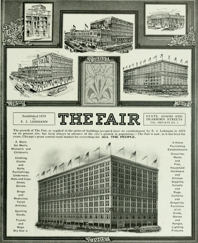 An illustration from A half century of Chicago building : a practical reference guide : all building laws and ordinances brought to date : historical, technical and statistical review of the construction and material development of America's inland metropolis, 1910, leaf 410