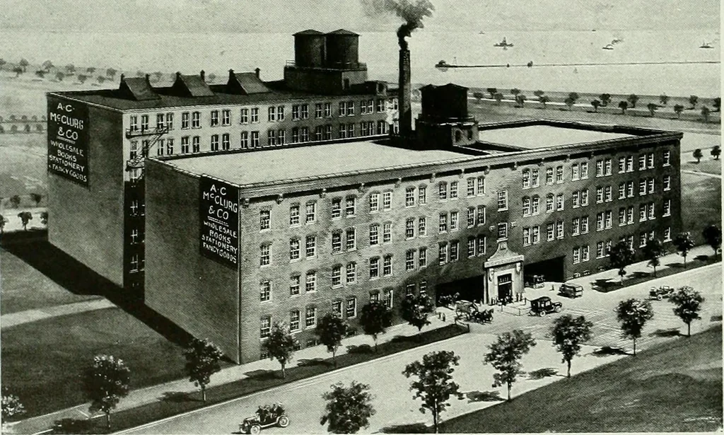 An illustration from A half century of Chicago building : a practical reference guide : all building laws and ordinances brought to date : historical, technical and statistical review of the construction and material development of America's inland metropolis, 1910, leaf 415