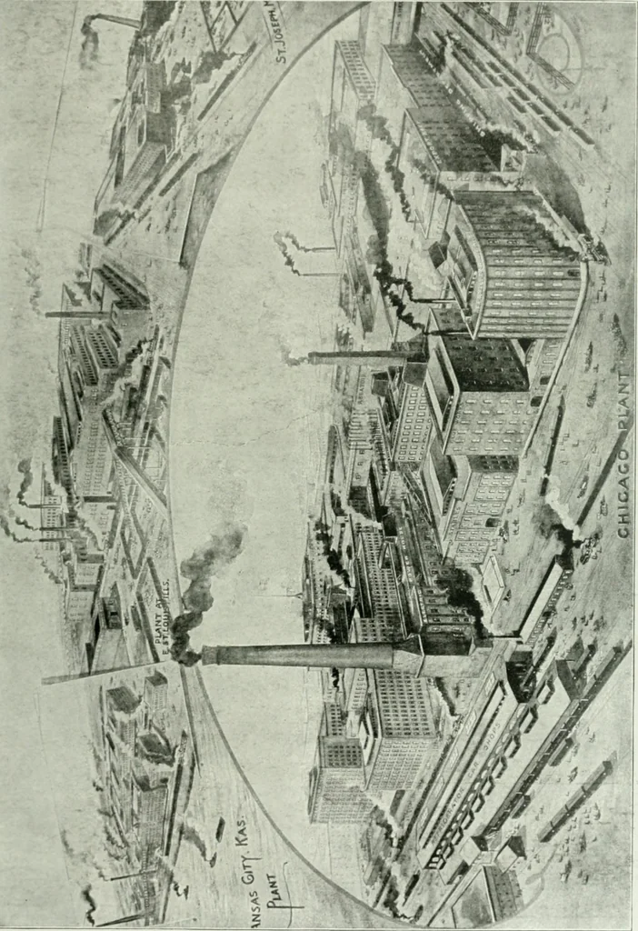 An illustration from A half century of Chicago building : a practical reference guide : all building laws and ordinances brought to date : historical, technical and statistical review of the construction and material development of America's inland metropolis, 1910, leaf 422